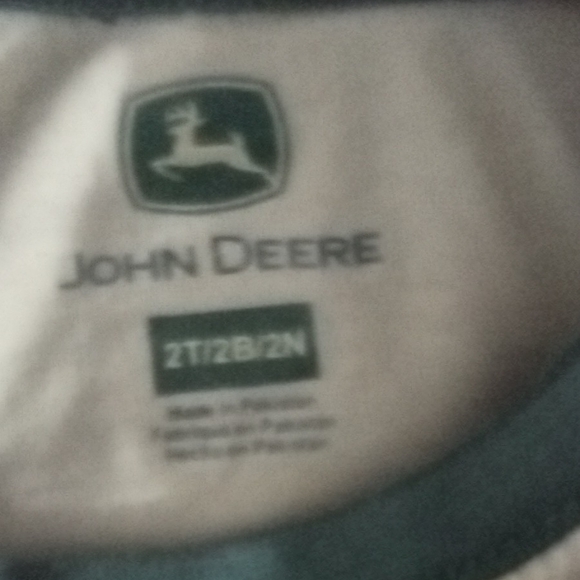 2T John Deere Long Sleeve T-shirt - Picture 3 of 3